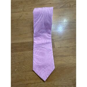 TED BAKER London Men's Silk Tie ~‎ Pink ~ Geometric Pattern ~ MSRP: $89.50